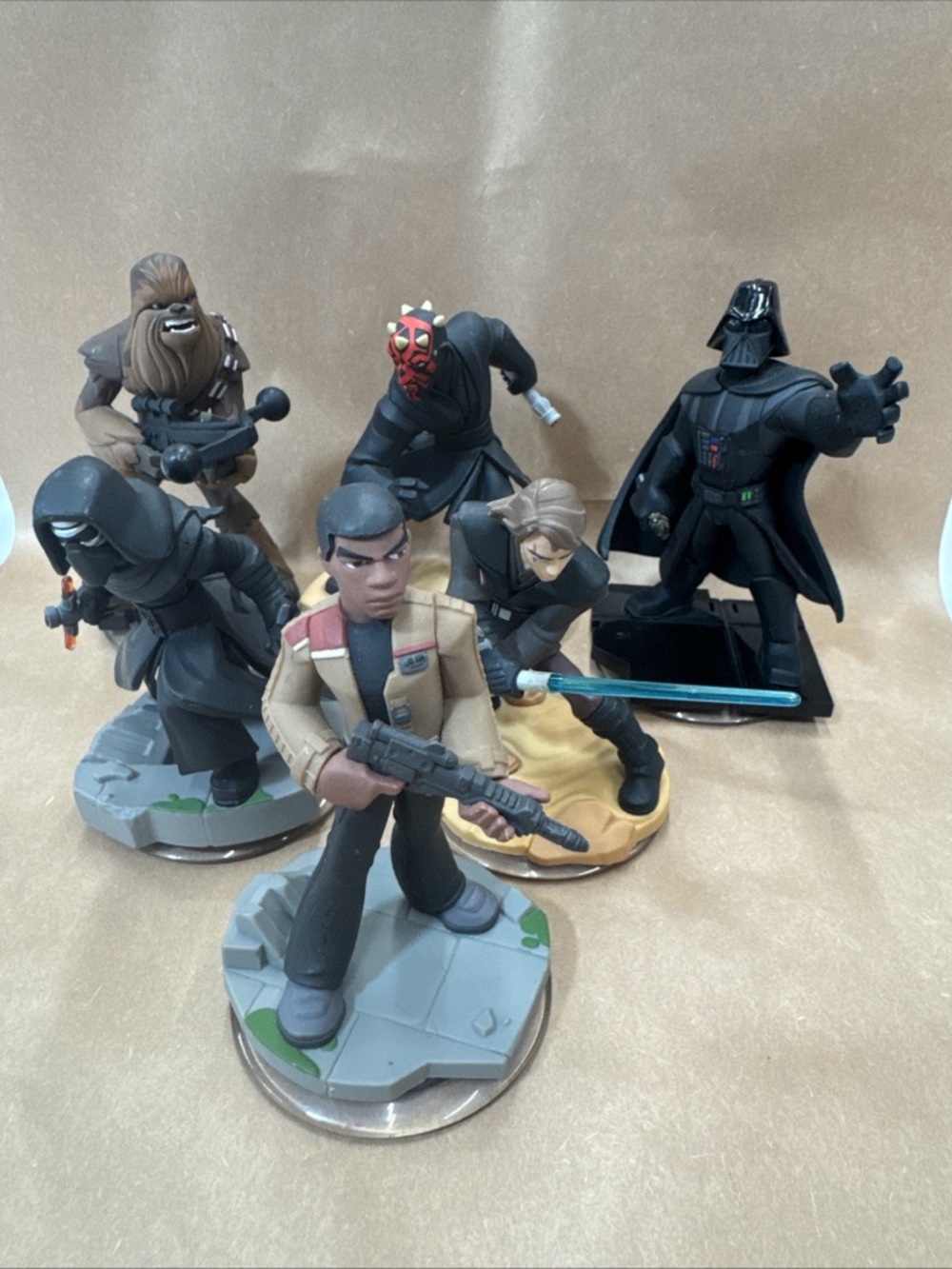 Disney Infinity 3.0 Character Star Wars Lot - 6pc Darth Vader, Chewbacca